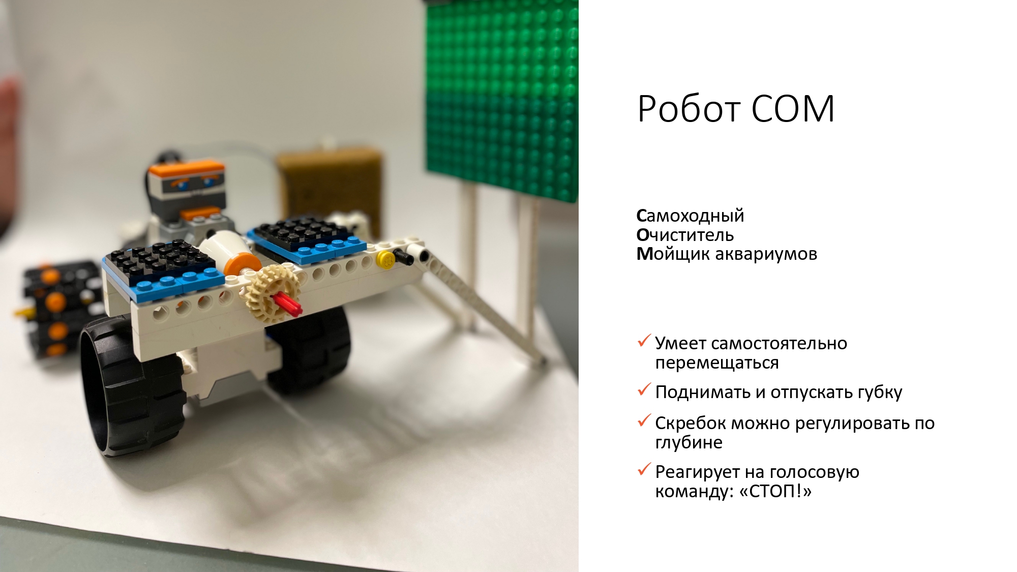 СОМ – САМОХОДНЫЙ ОЧИСТИТЕЛЬ АКВАРИУМОВ